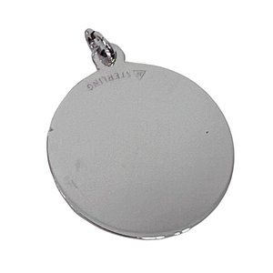 Blank Sterling Charm Round Disc Engravable JB Sterling Silver 925